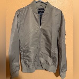 American Rag Light Gray Bomber Jacket